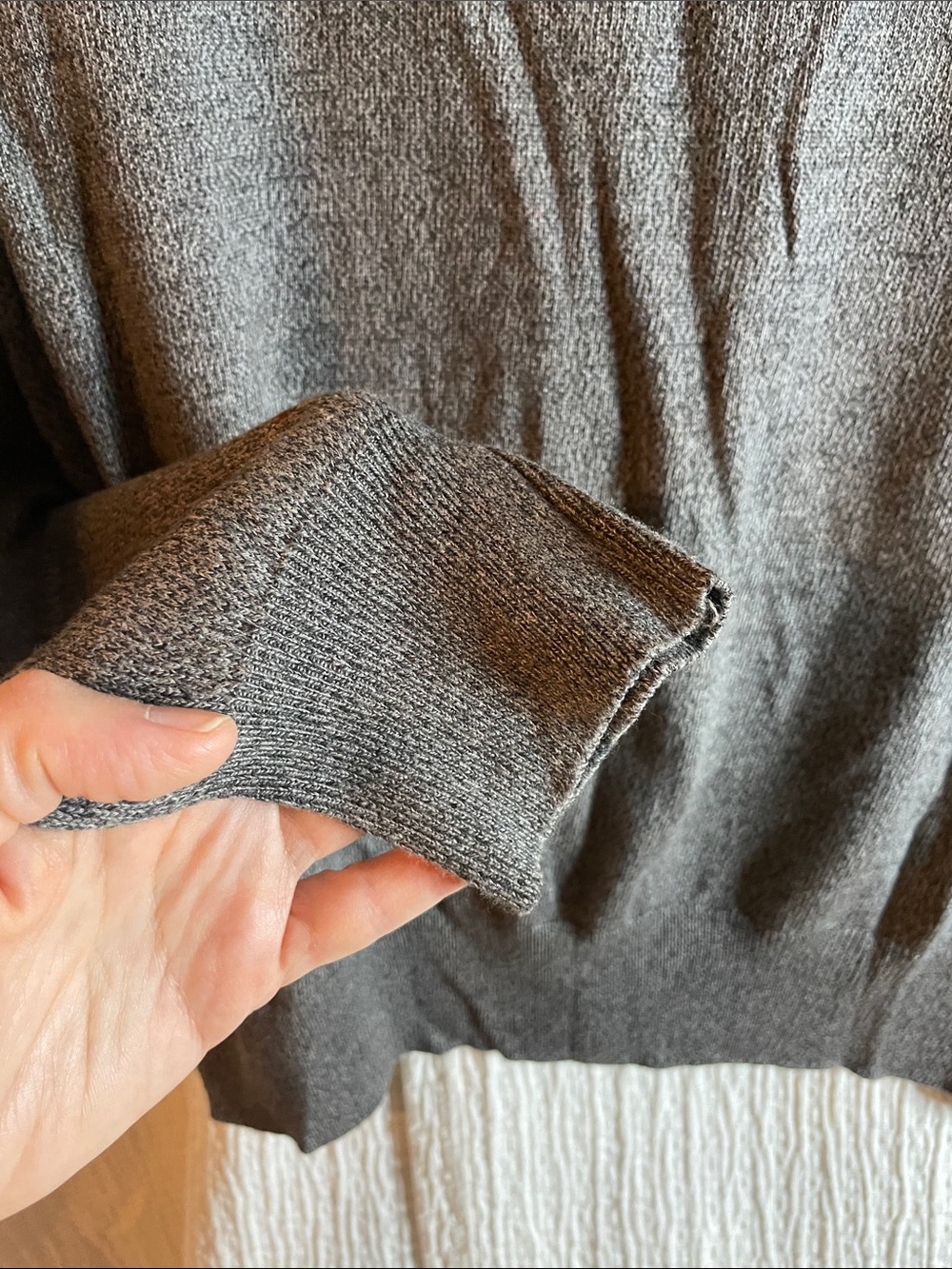 Pronto Uomo Gray Brown Crewneck Sweater | size XL - Picture 7 of 9